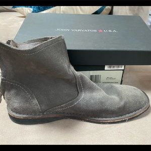 John Varvatos suede boots